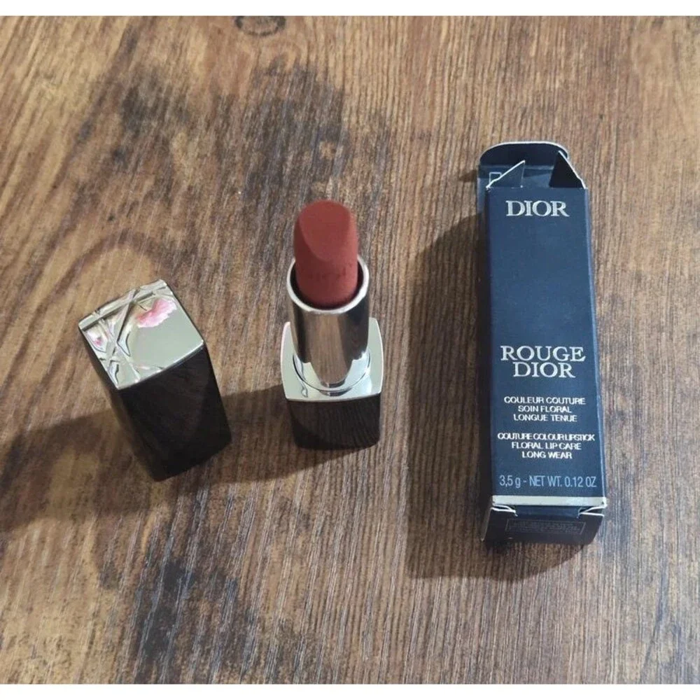 NIB Dior Rouge Dior Refillable Lipstick – Shade 228 Mythique Velvet Finish FS